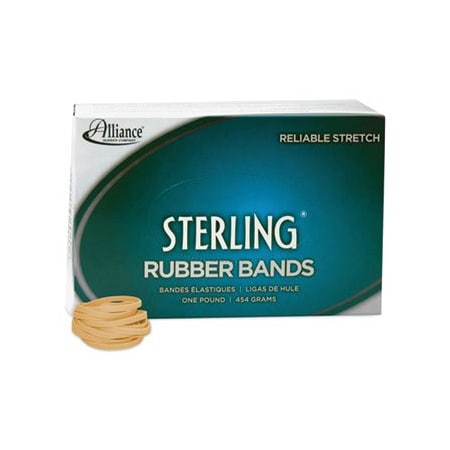 Alliance Rubber Alliance, STERLING RUBBER BANDS, SIZE 30, 0.03in GAUGE, CREPE, 1 LB BOX, 1,500/BOX 24305